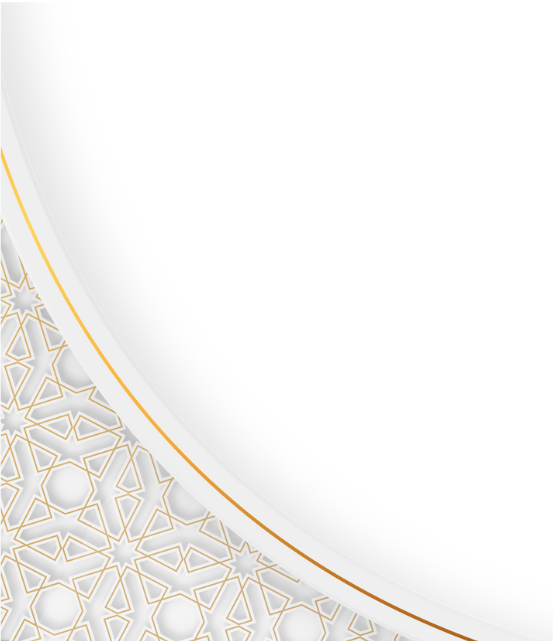 Decorative Islamic corner pattern - Bottom Left