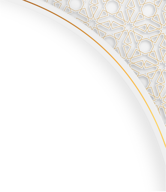 Decorative Islamic corner pattern - Top Right